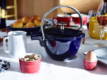 Tetera Staub de hierro fundido redonda 1,15 L - Azul oscuro - STAUB