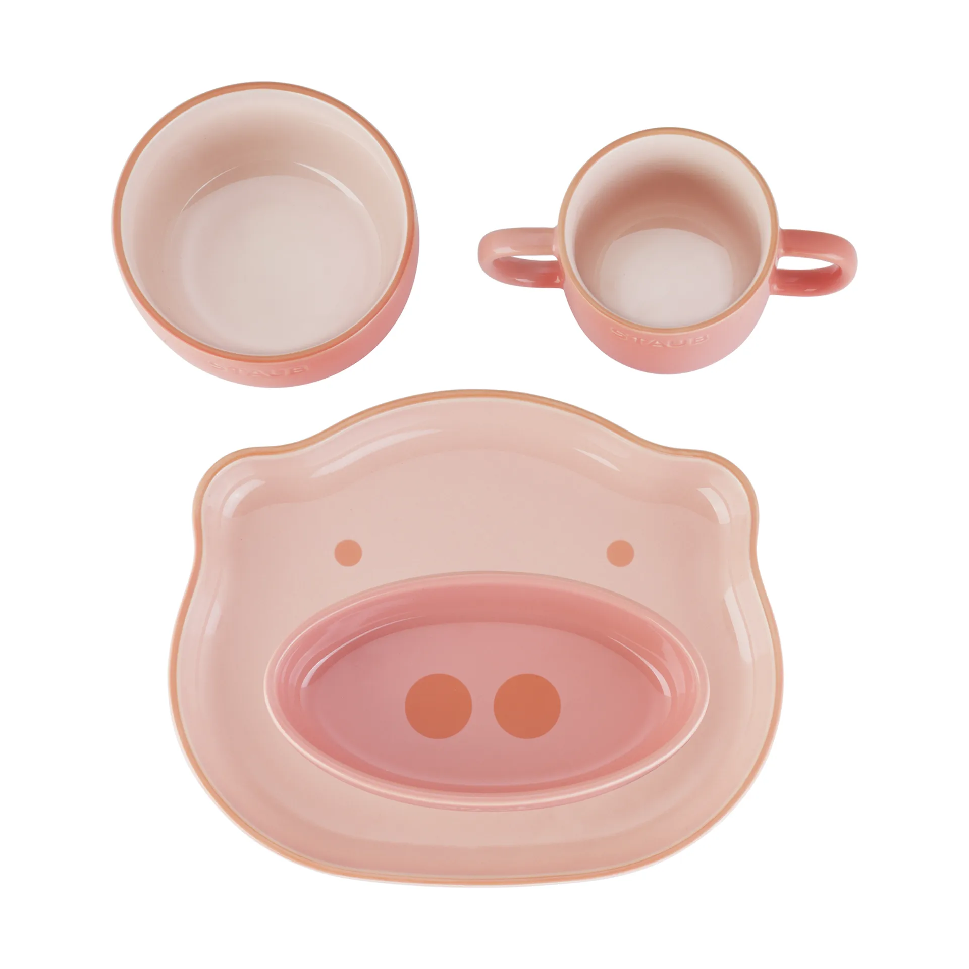 Vajilla infantil Staub 4 piezas, Rosa STAUB