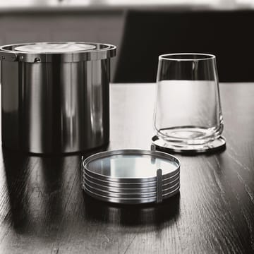 6 Posavasos AJ - rostfritt stål - Stelton