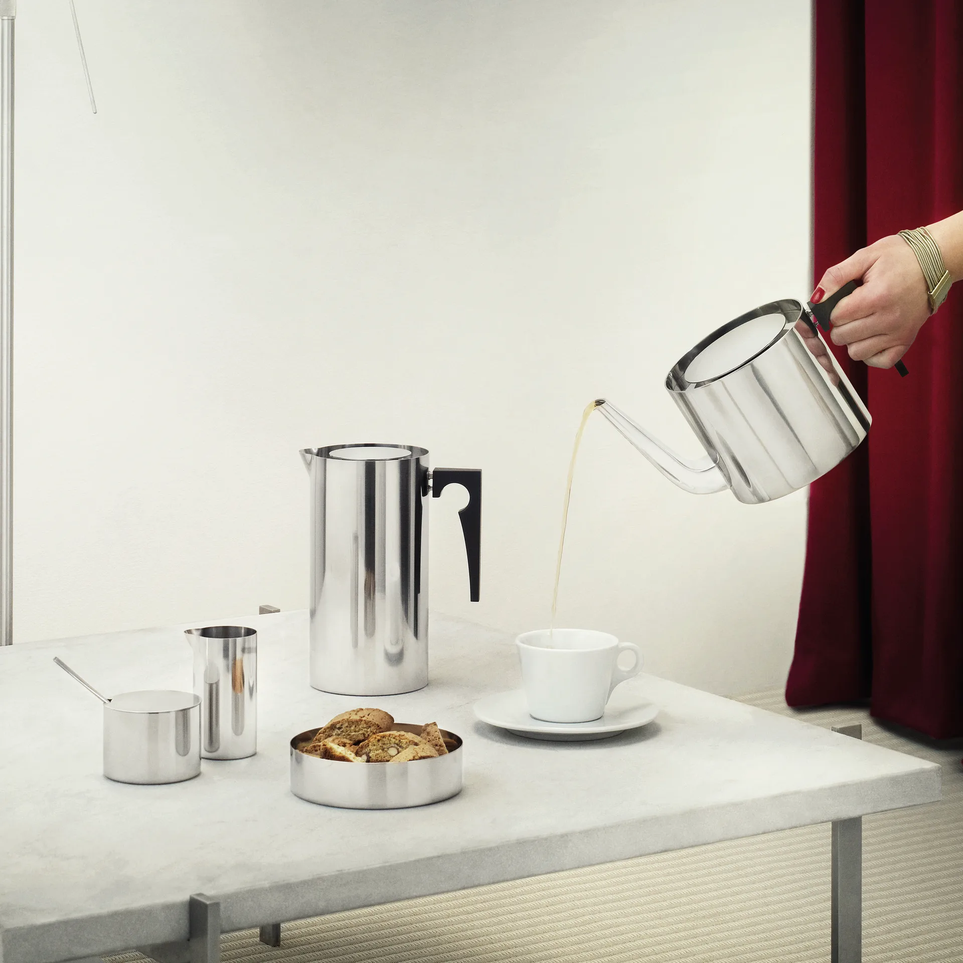 Azucarero AJ cylinda-line, inoxidable Stelton