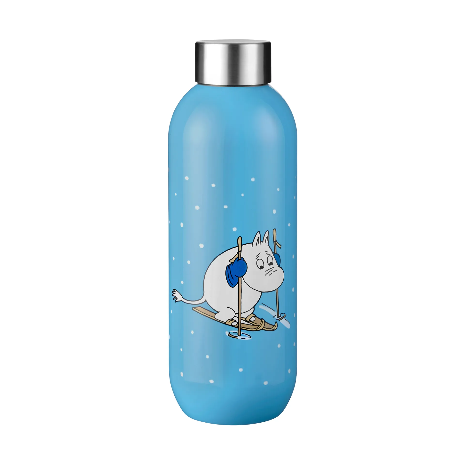 Botella termo Keep Cool Moomin 0,6 l, Moomin skiing Stelton