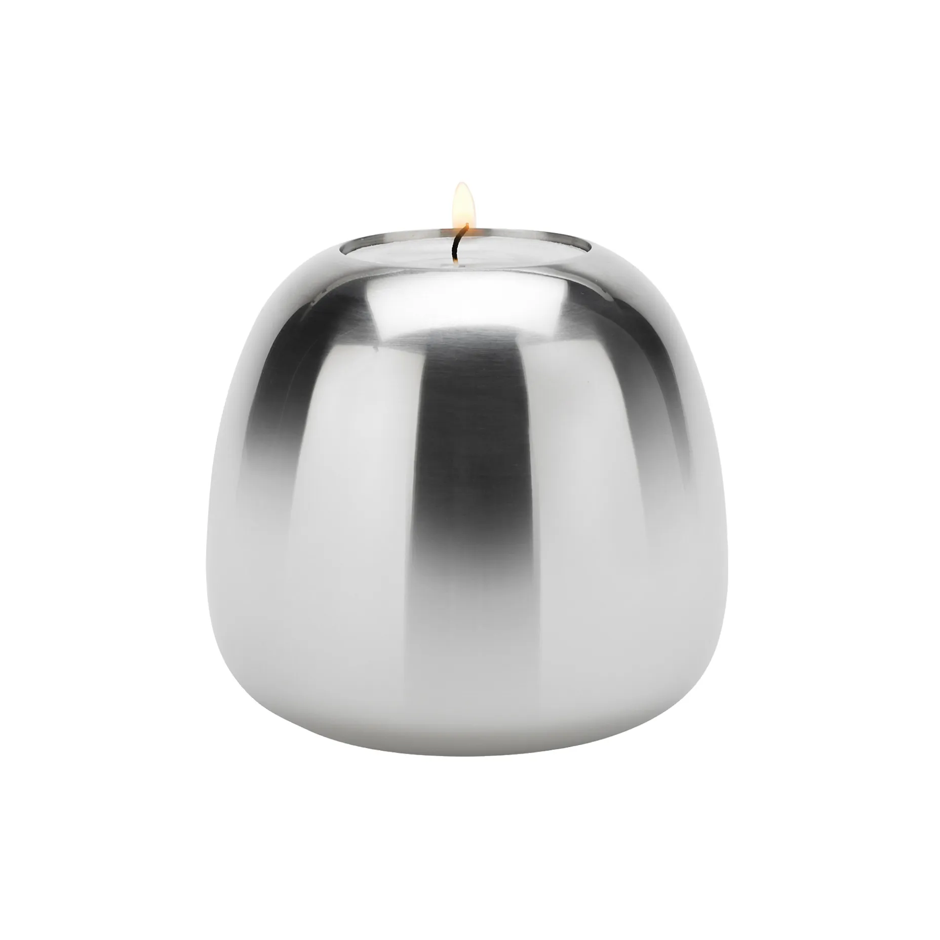 Candelabro Ora acero inoxidable, Grande Stelton