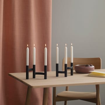 Candelabro Ora trearmad - negro - Stelton