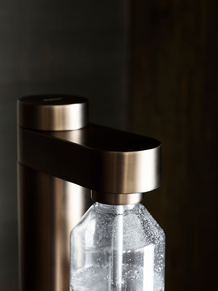 Carbonatador de agua Brus, Dark brown metalic Stelton