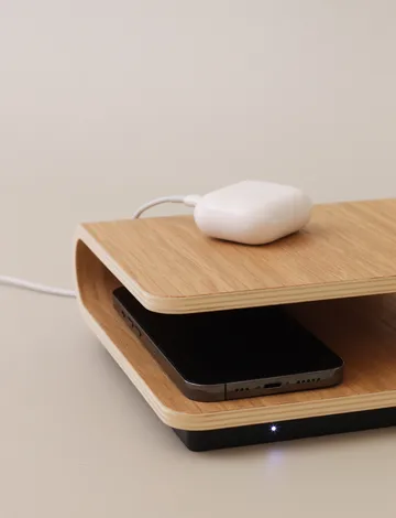 Cargador inalámbrico Ro  - Roble - Stelton