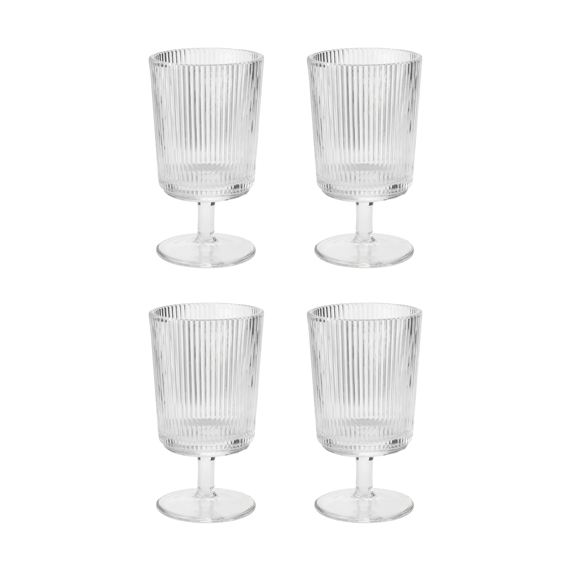 Copa de vino Pilastro 18 cl, 4-pack, Clear Stelton