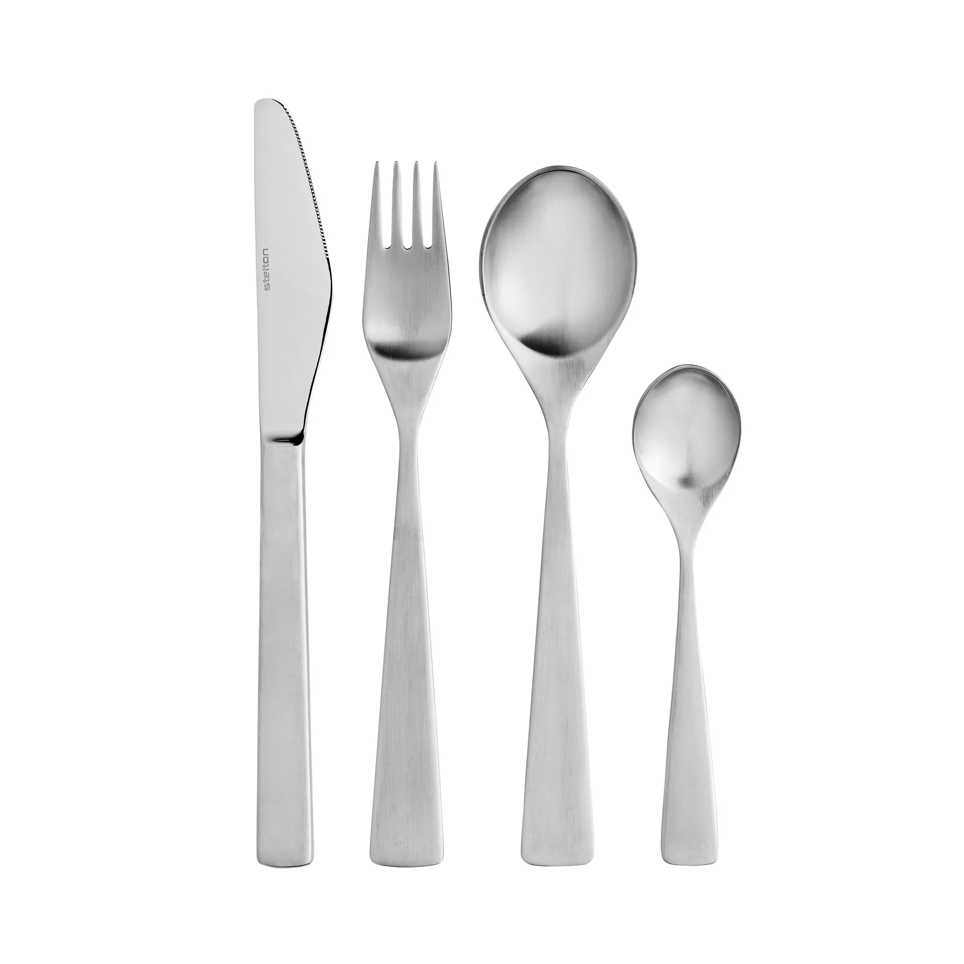 Cubertería Maya 2000, 24 piezas Stelton