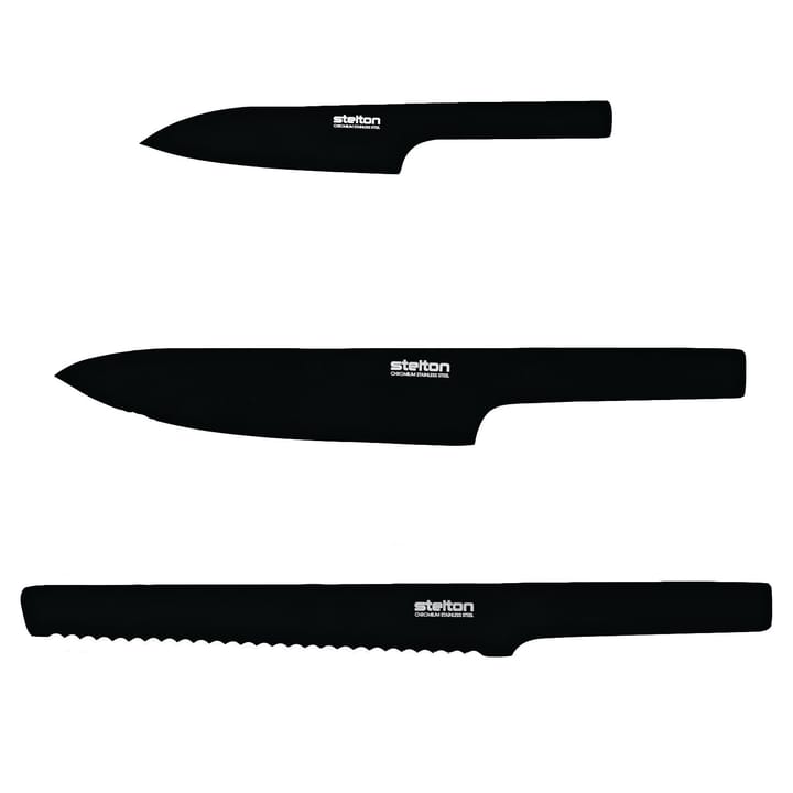 Cuchillos Pure Black - cuchillo de chef grande - Stelton