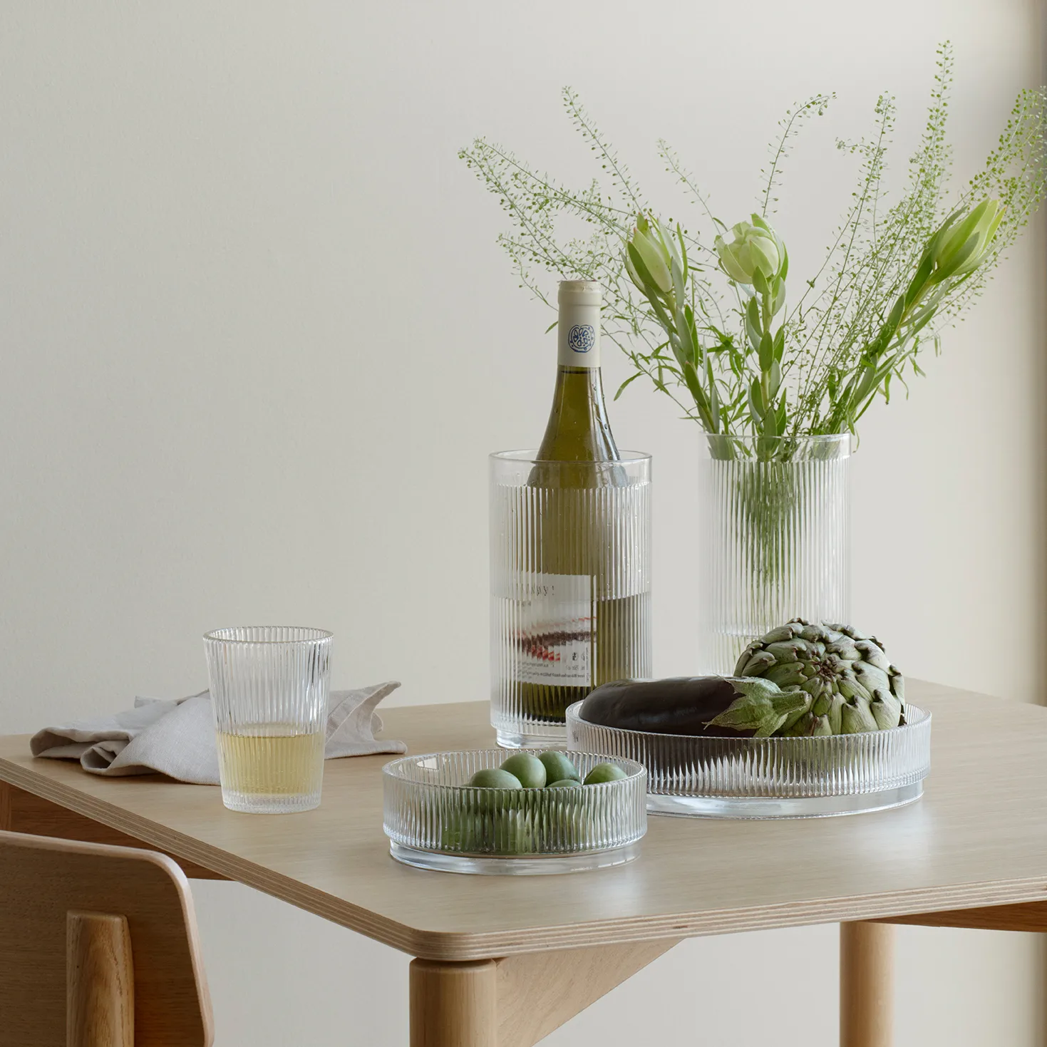 Enfriador de botellas Pilastro 1,5 L, transparente Stelton