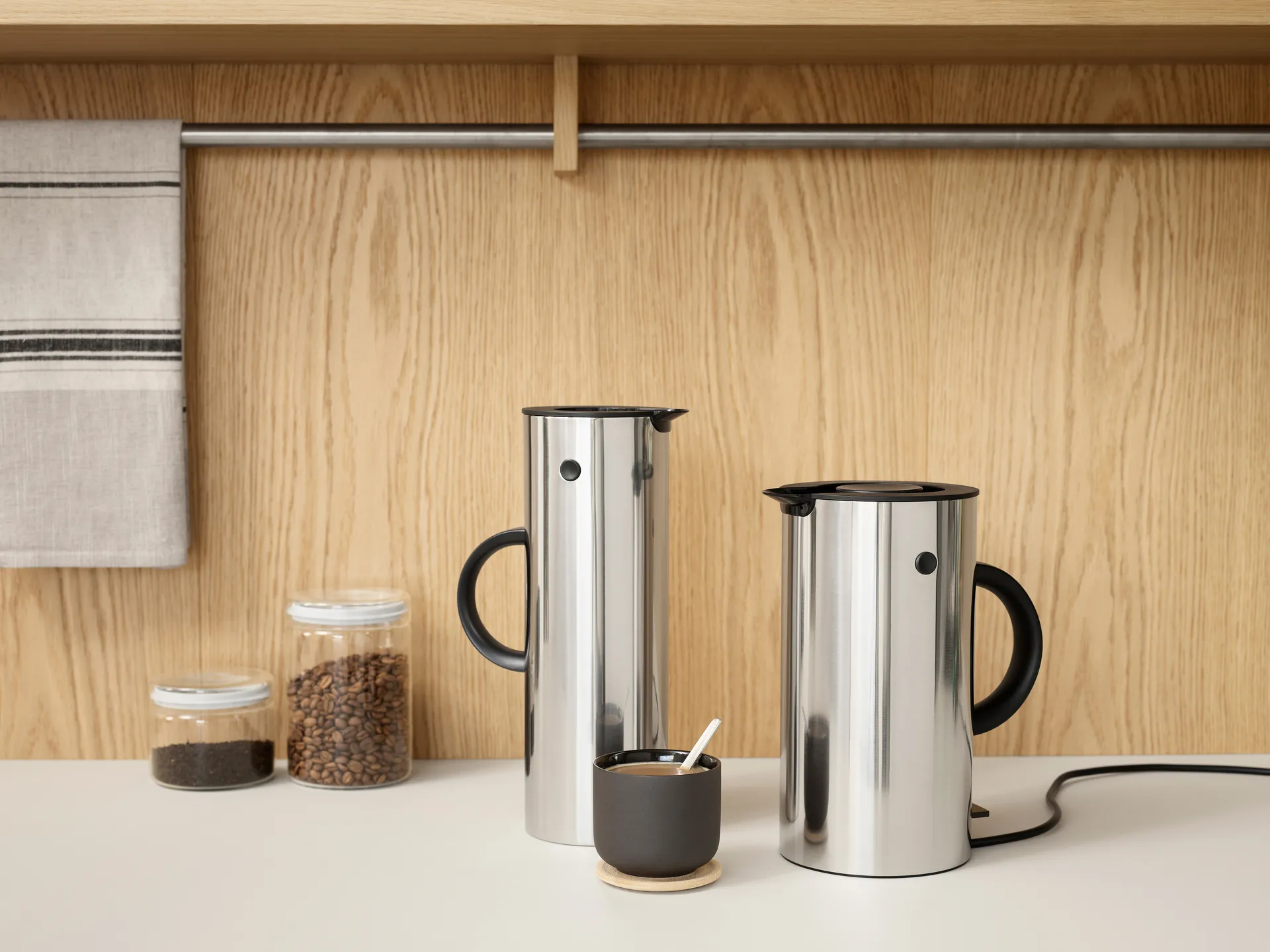 Hervidor de agua EM77 1,5 l, Acero Stelton