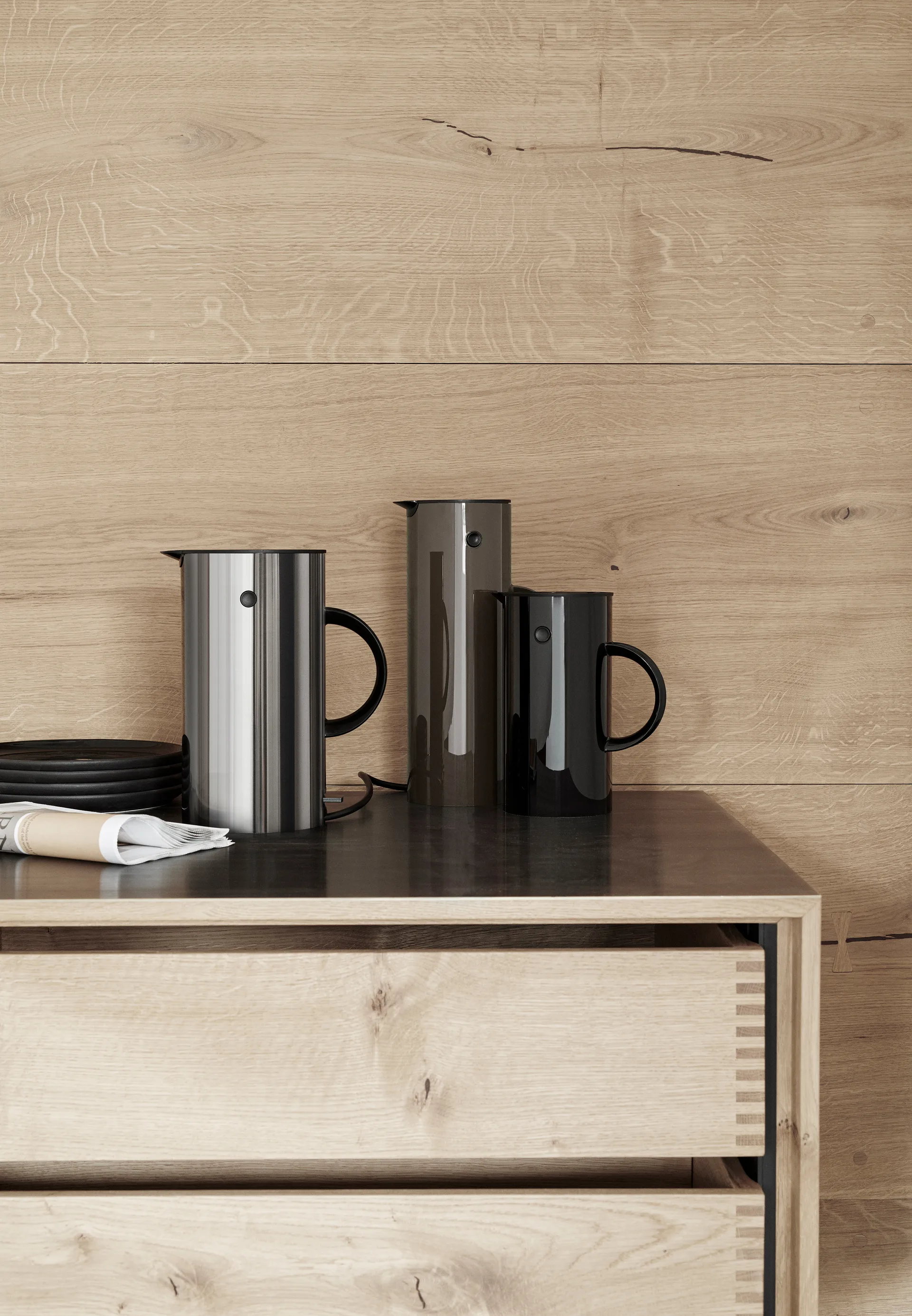 Hervidor de agua EM77 1,5 l, Acero Stelton