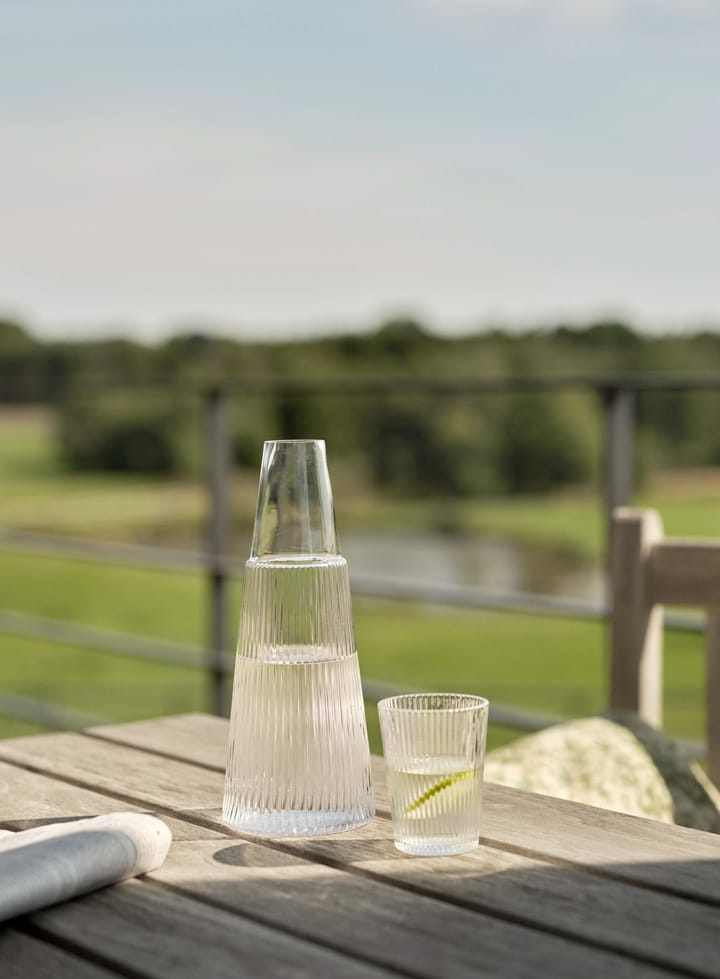 Jarra con vaso Pilastro, Clear Stelton