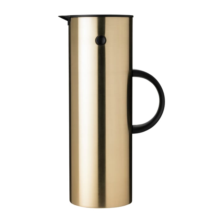 Jarra termo EM77 1 l - Brushed brass - Stelton