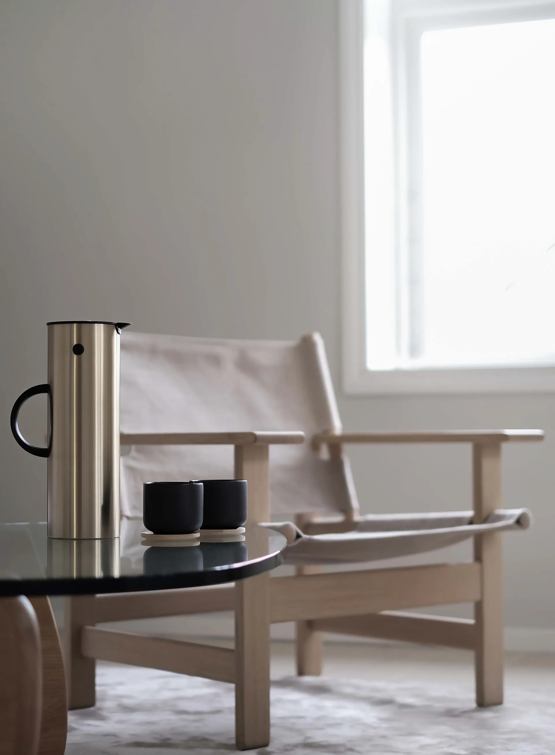 Jarra termo EM77 1 l, Brushed brass Stelton