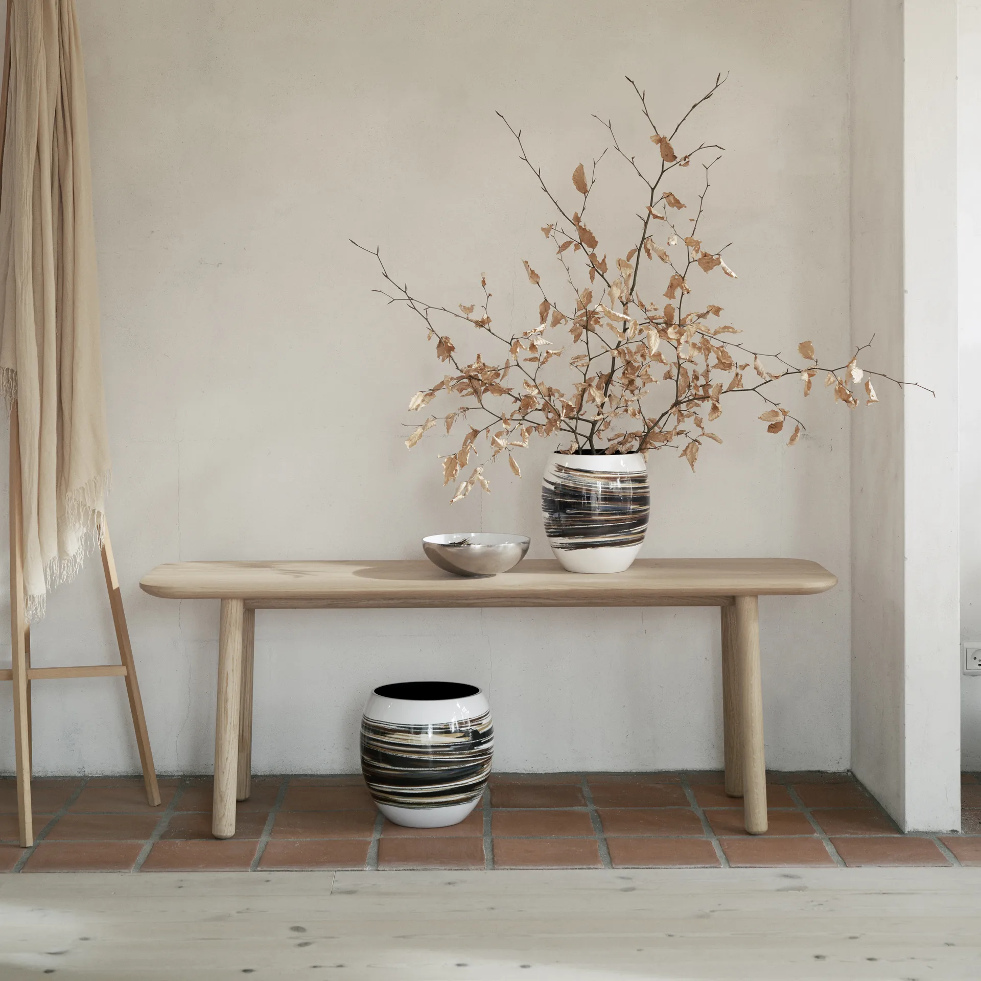 Jarrón Stockholm Lignum, Ø22,5 cm Stelton