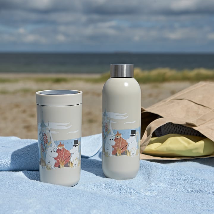 Keep Cool Mumin Botella 0,75 l, Soft sand Stelton