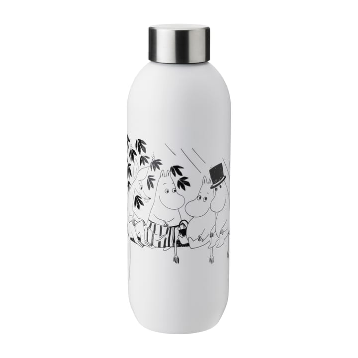 Keep Cool Mumin Botella 0,75 l - Soft white-black - Stelton