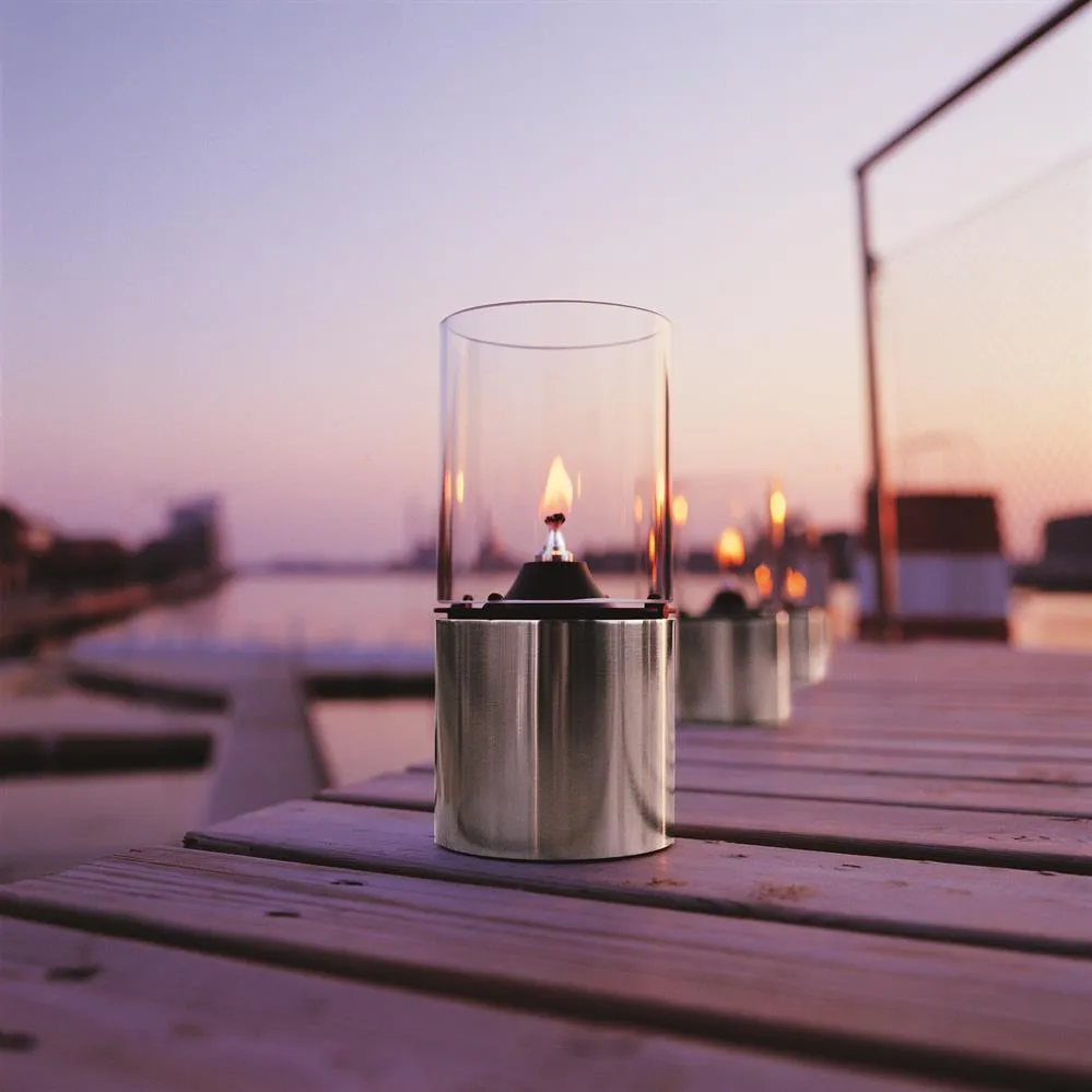 Lámpara de aceite Stelton, vidrio transparente Stelton