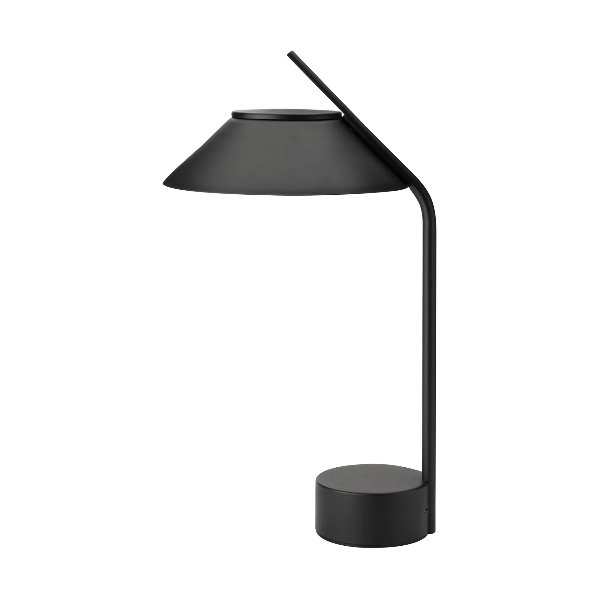Lámpara de mesa Vinkel LED portátil, Negro Stelton