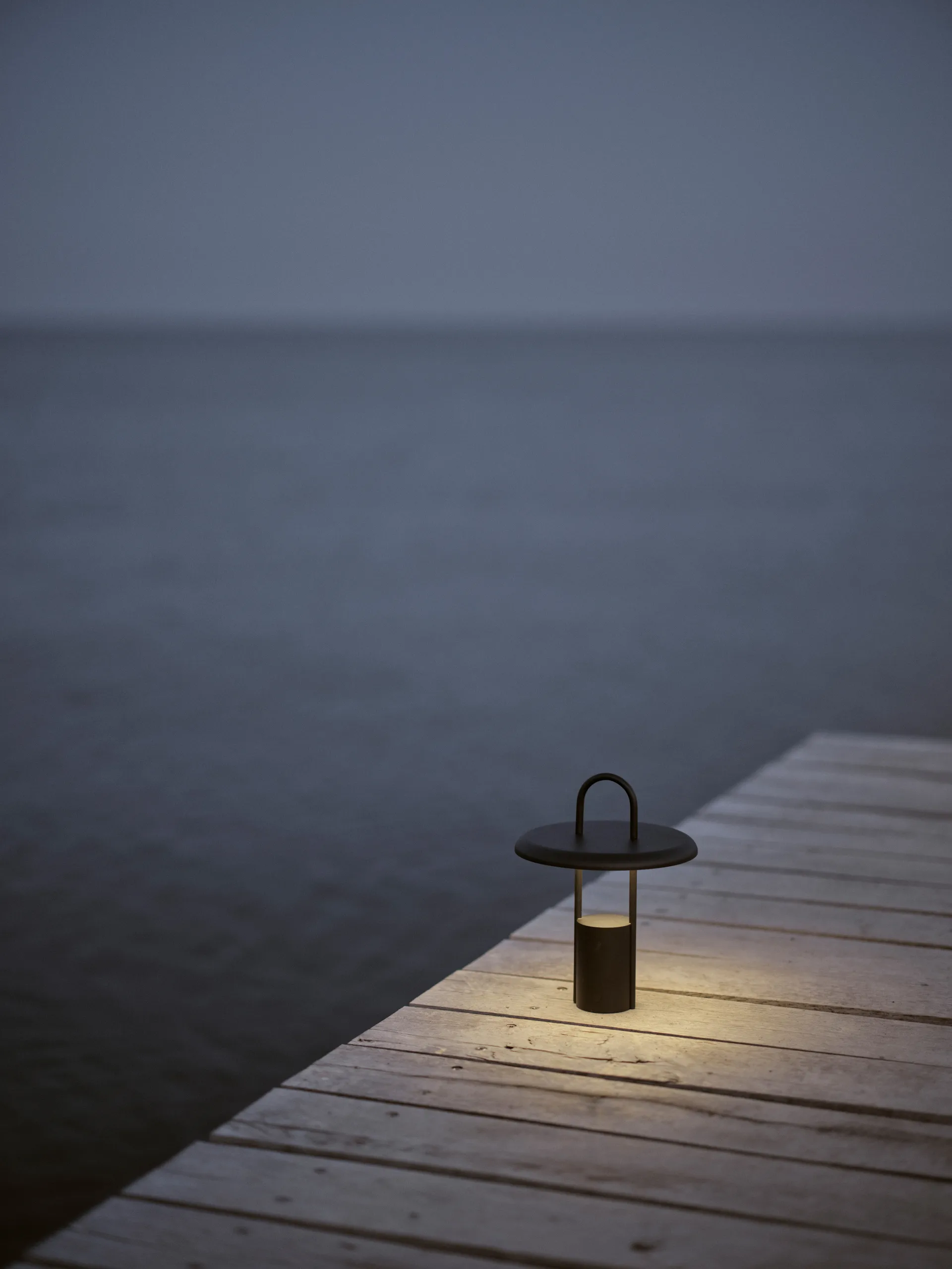 Lámpara LED portátil Pier 25 cm, Black Stelton