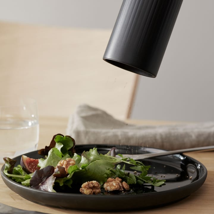 Molinillo de pimienta Pleat, negro Stelton