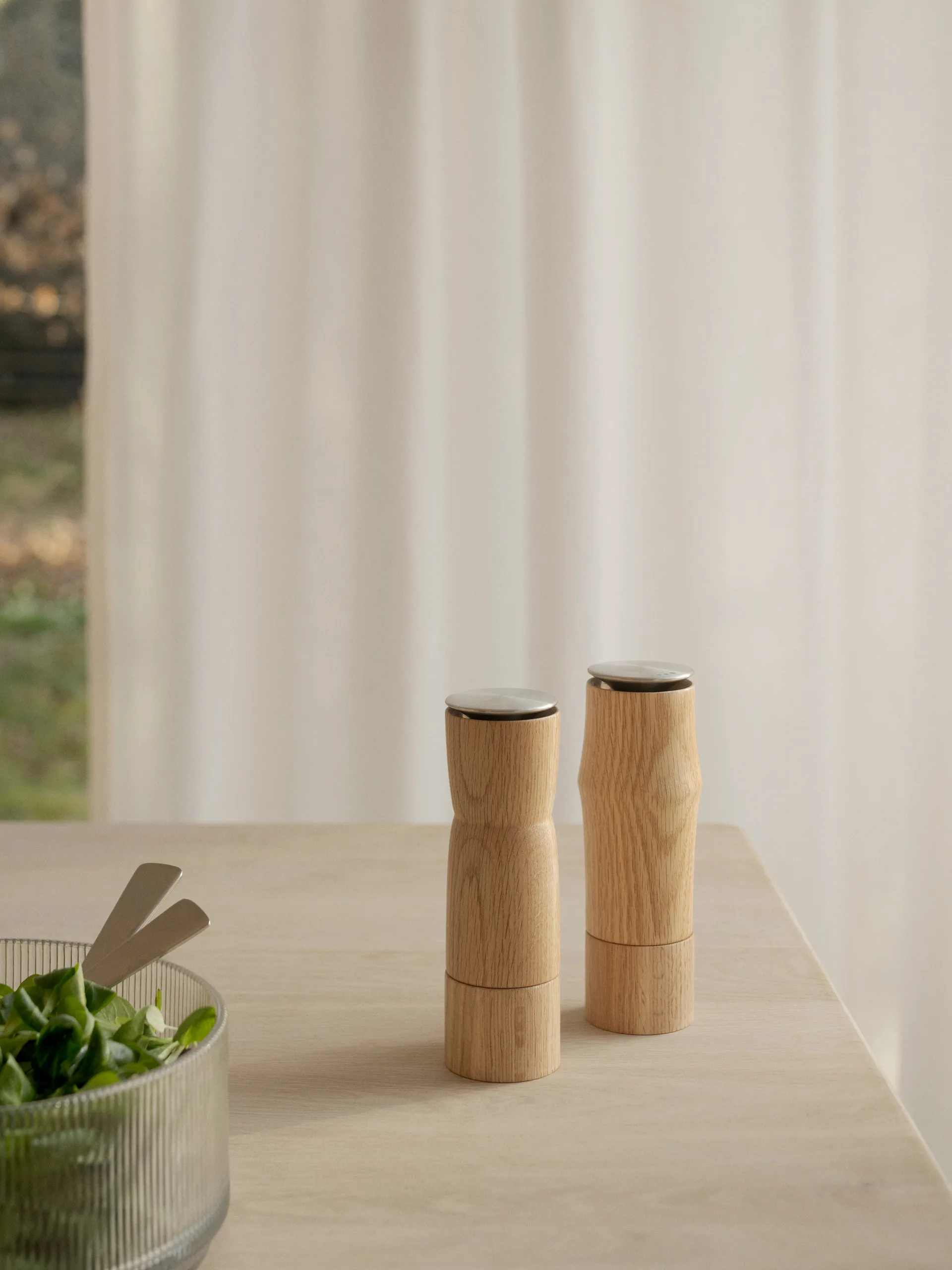 Molinillo de sal y pimienta Storm, Oak Stelton