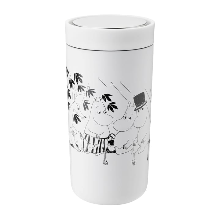 Mug To Go Click Mumin 0,4 l - Soft white-black - Stelton