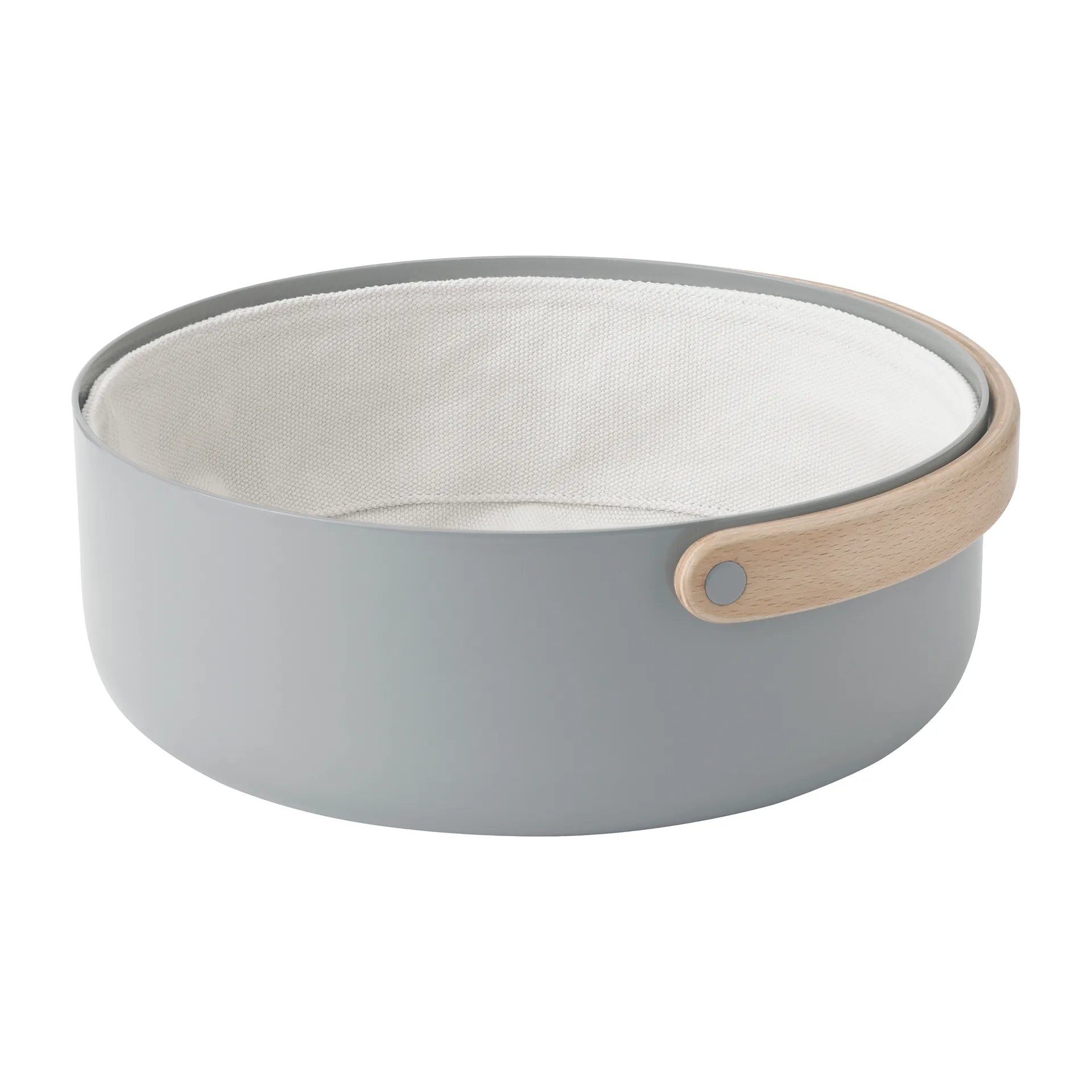 Panera con asa Emma Ø23 cm, Gris-haya Stelton