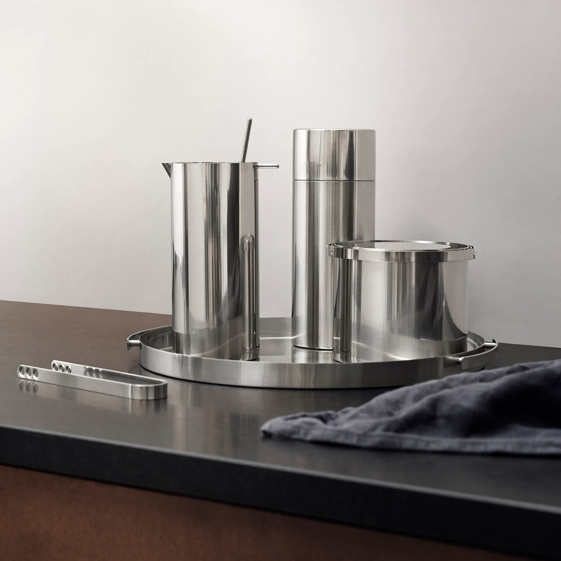 Pinzas para hielo AJ cylinda-line, inoxidable Stelton