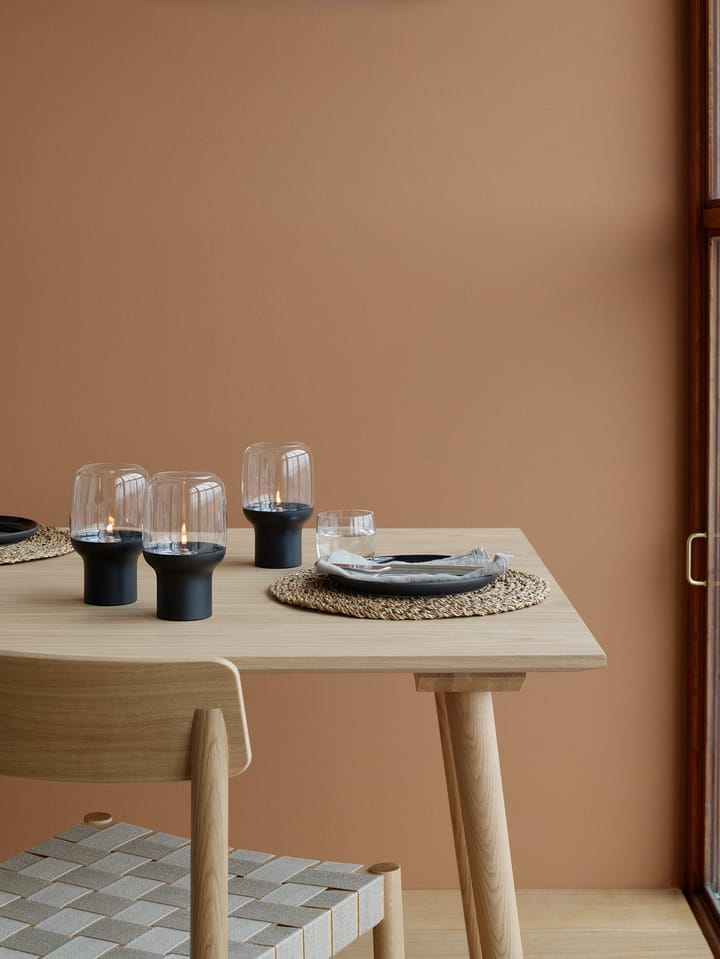 Portavelas Hoop hurricane Ø10 cm, negro Stelton