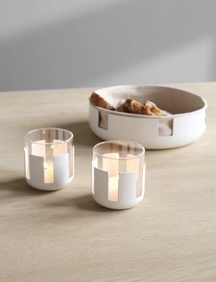 Portavelas Luna 2 unidades, Soft white Stelton
