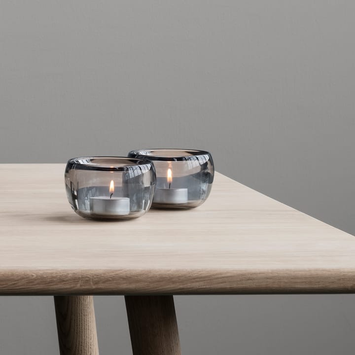 Set de 2 portavelas Ora, Smoke Stelton