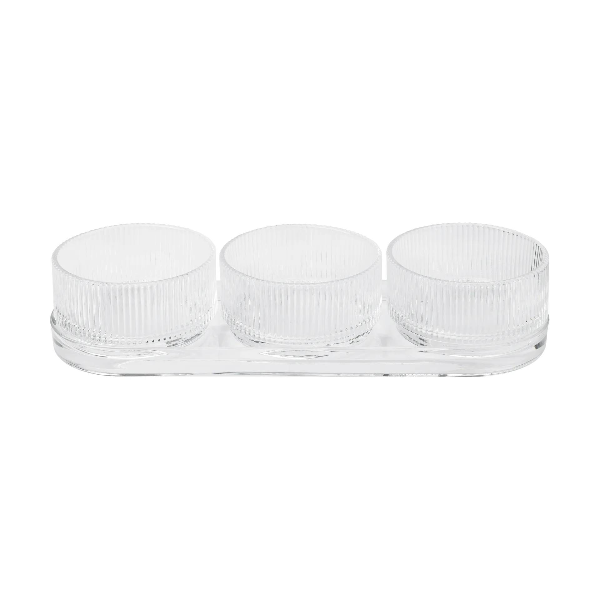 Set de tapas Pilastro set de 4, Clear Stelton
