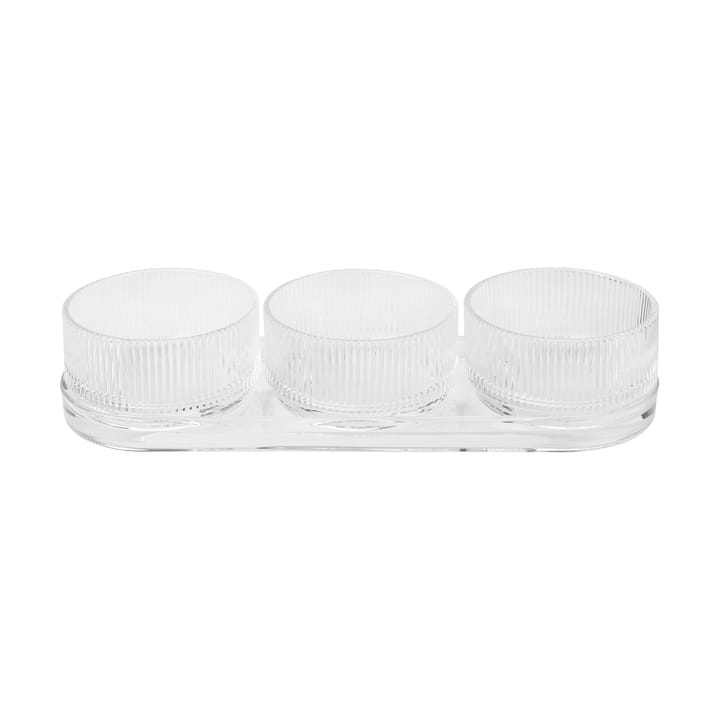 Set de tapas Pilastro set de 4 - Clear - Stelton