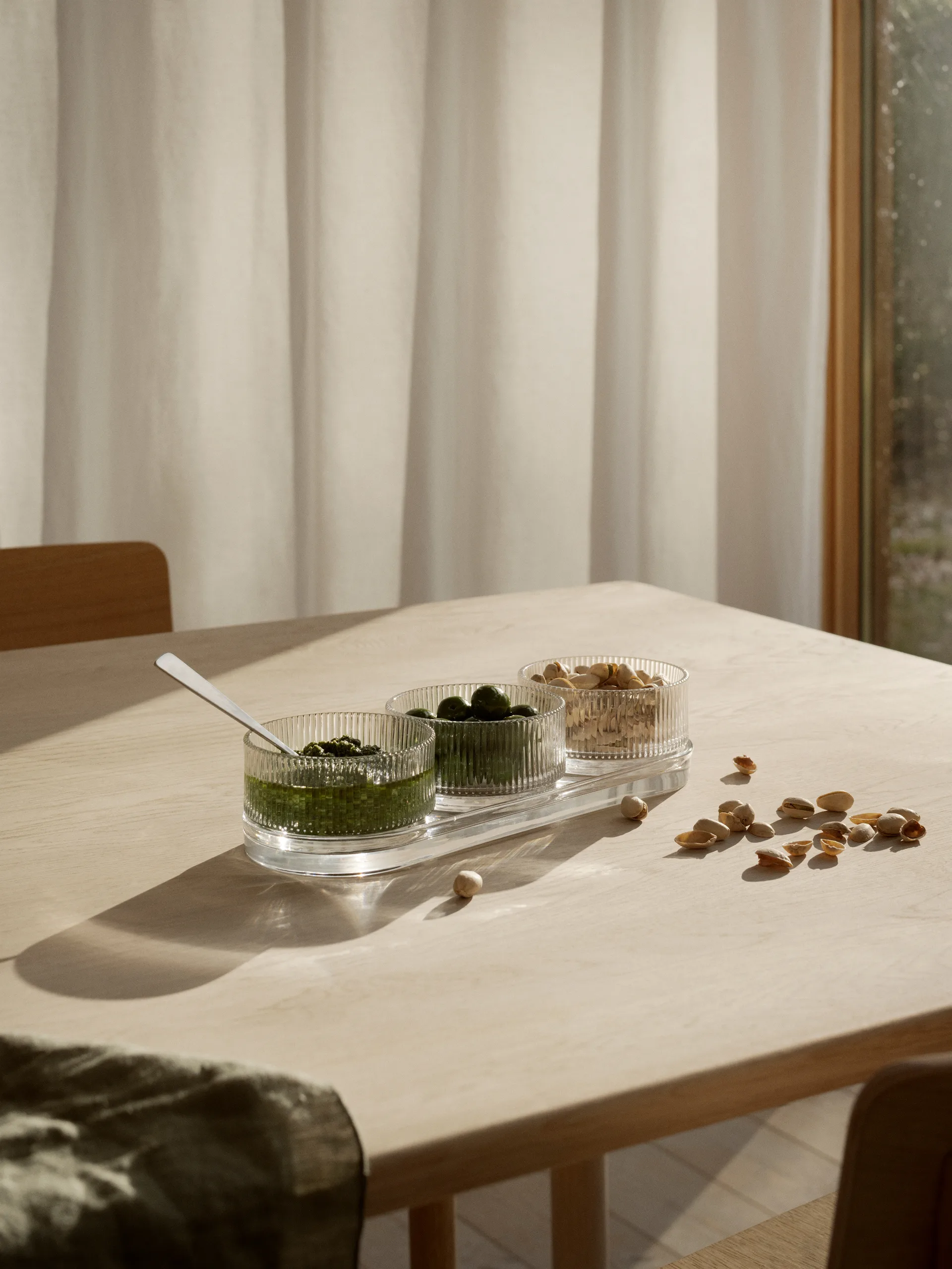 Set de tapas Pilastro set de 4, Clear Stelton