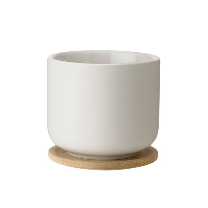 Taza con posavasos Theo, Sand Stelton