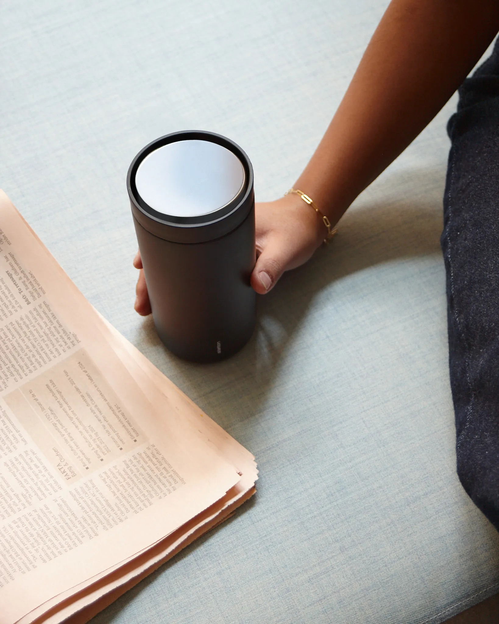 Taza térmica To Go Click 0,2 L, Negro suave Stelton