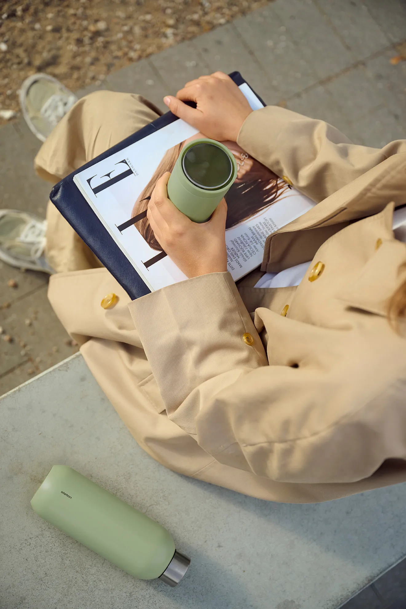 Taza térmica To Go Click 0,2 L, Verde helecho suave Stelton