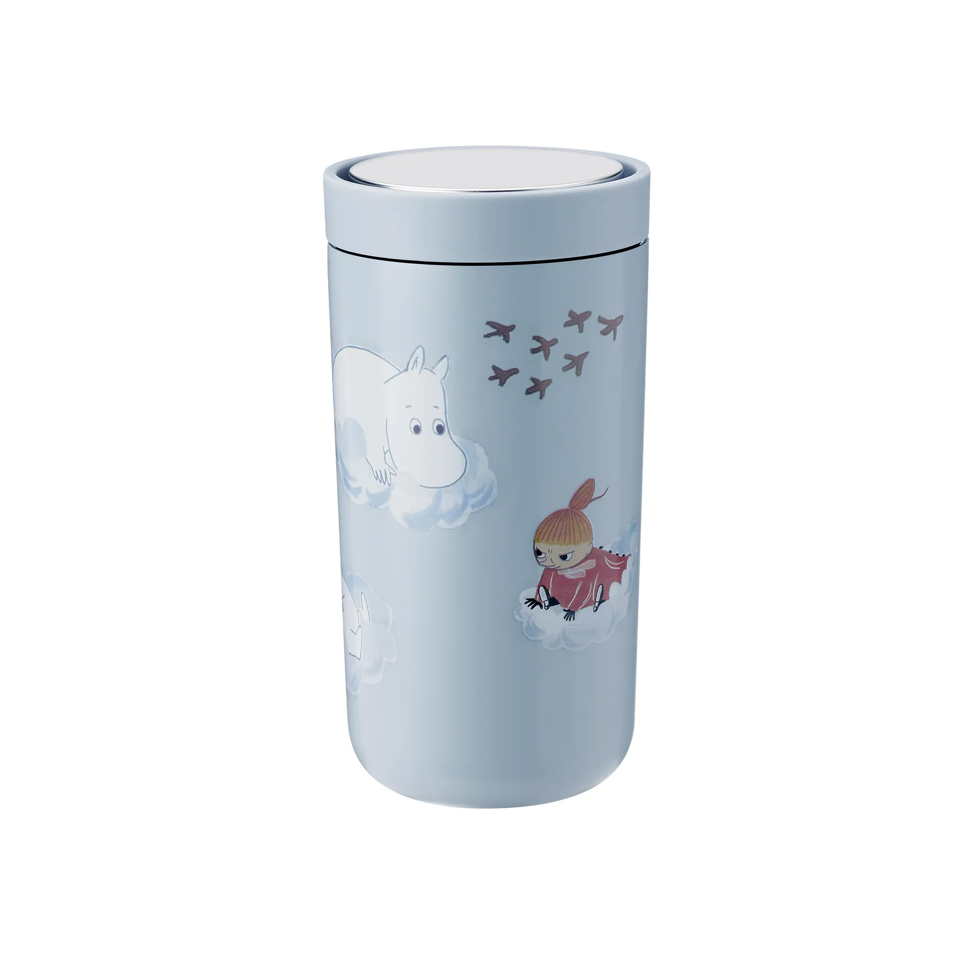 Taza térmica To Go Click Mumin 0,2 l, Soft cloud Stelton