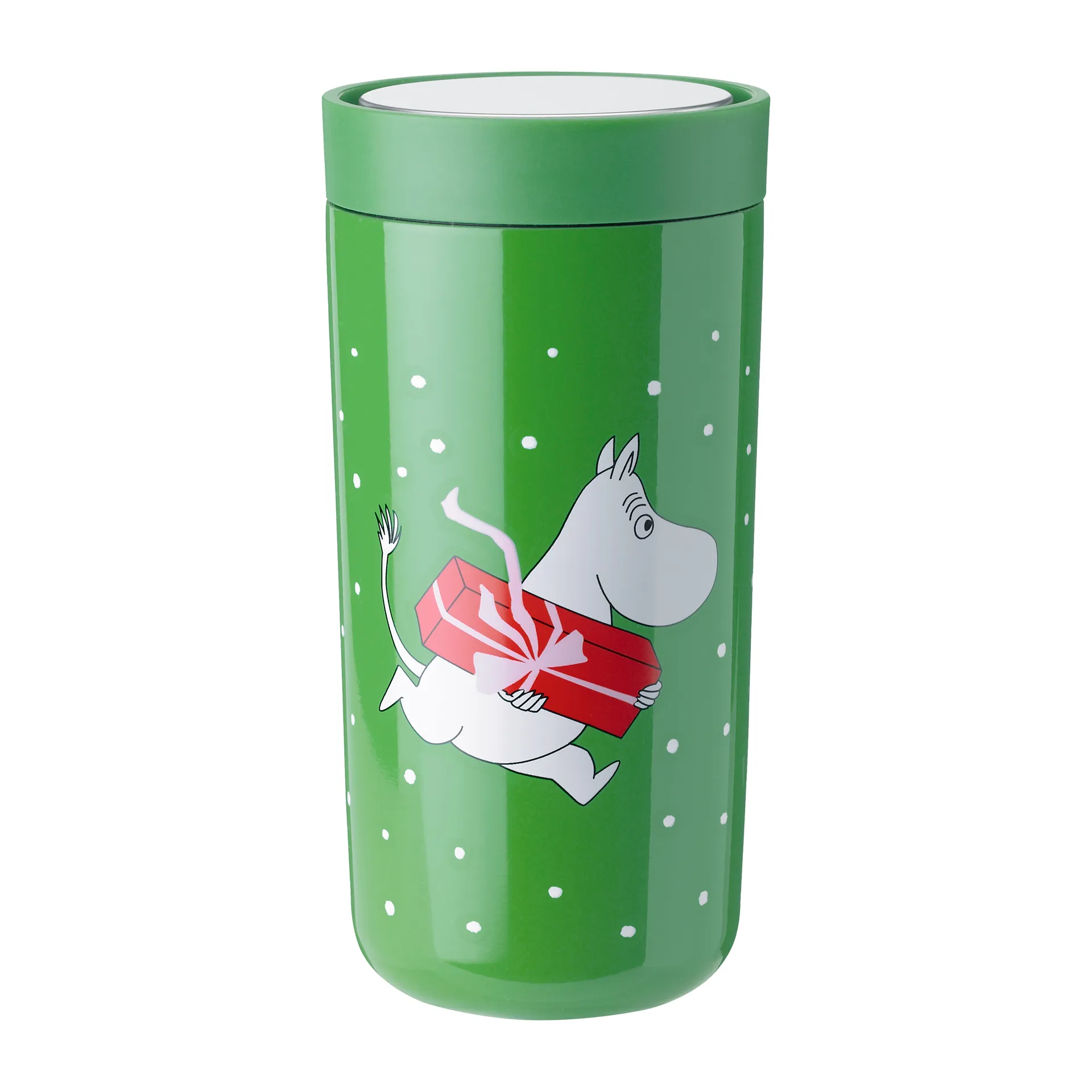 Taza térmica To Go Click Mumin 0,4 l, Green Stelton