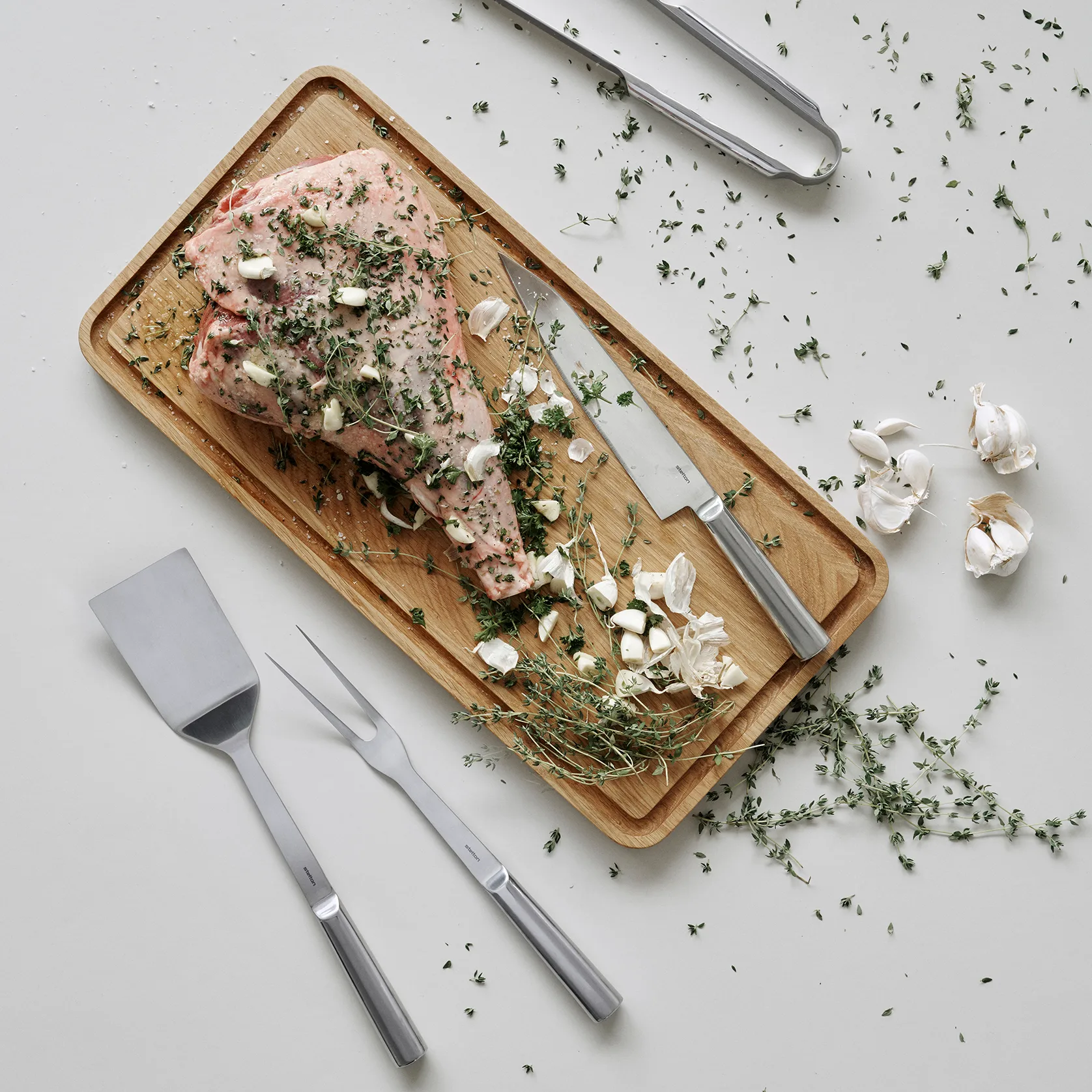 Tenedor de trinchar Sixtus, acero inoxidable Stelton