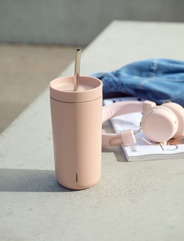 Termo con pajita To Go Sip 0,4 L - Heather - Stelton