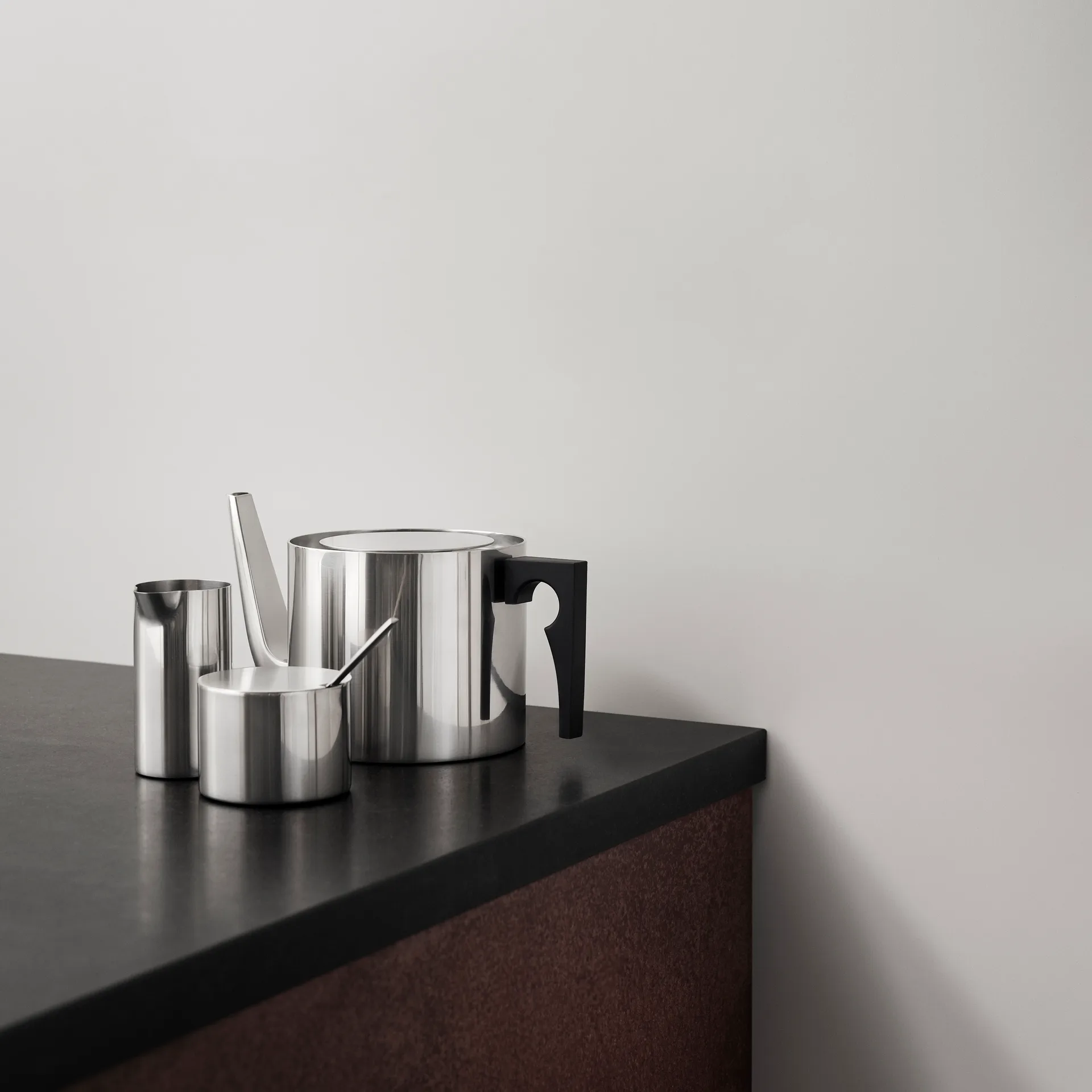 Tetera AJ cylinda-line, acero inoxidable Stelton