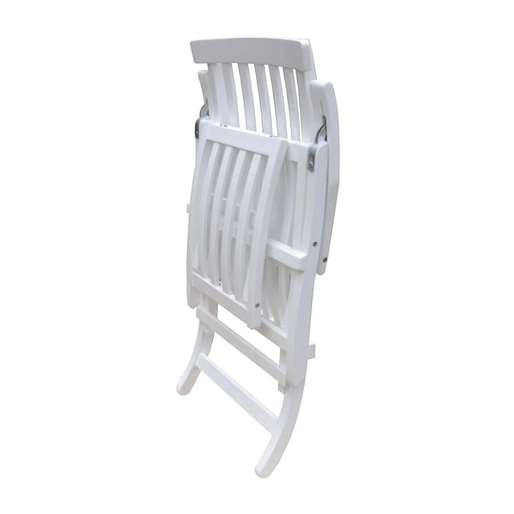 Sillón jardín Lobby blanco, incl. Bandeja y protector de lluvia Stockamöllan