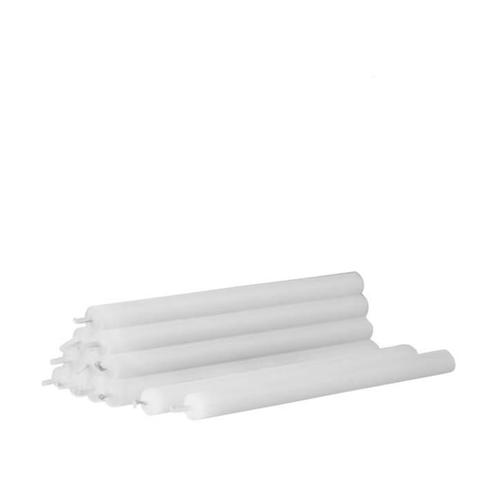 12 velas Nagel - blanco - STOFF