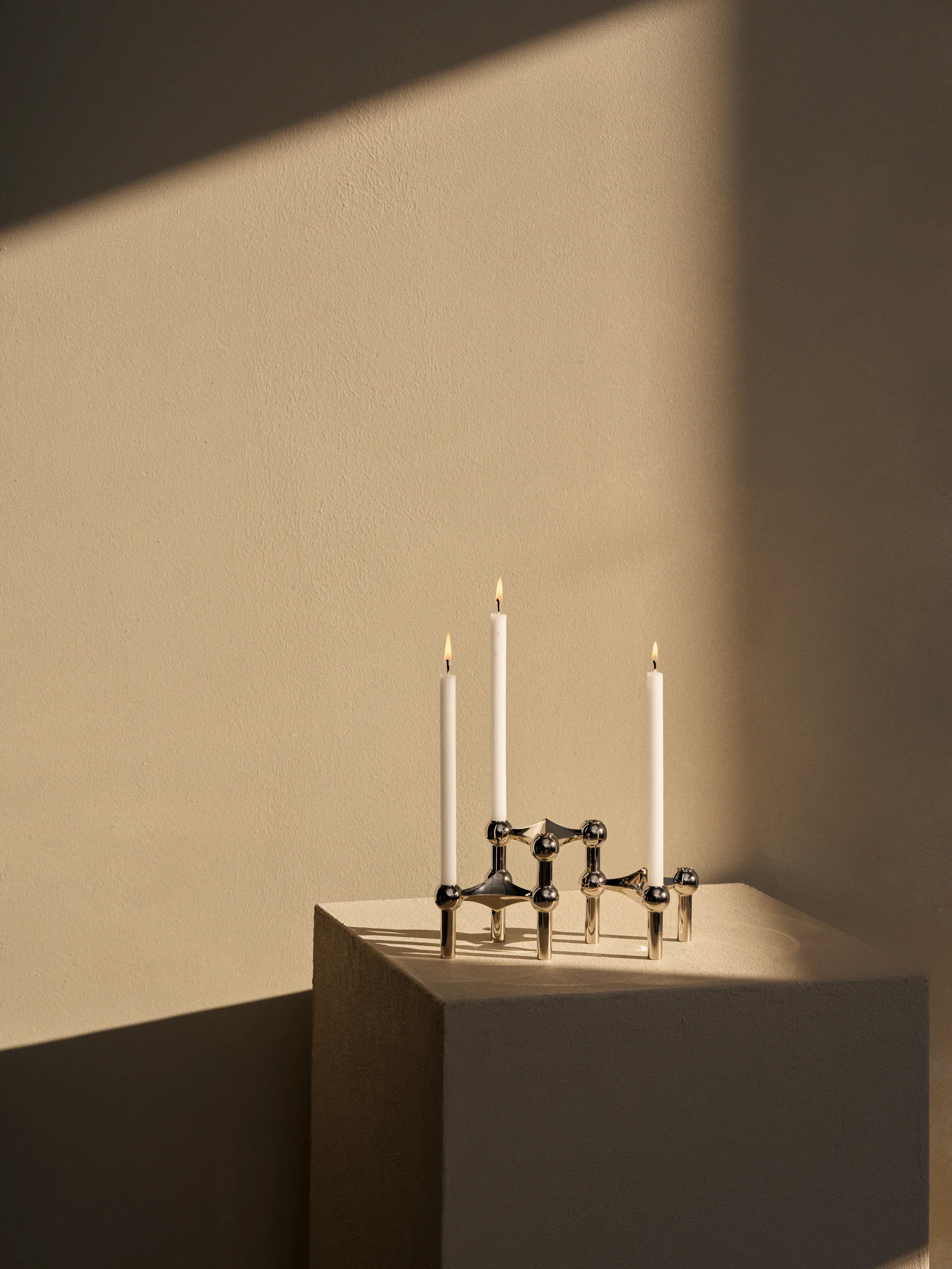 12 velas Nagel, blanco STOFF