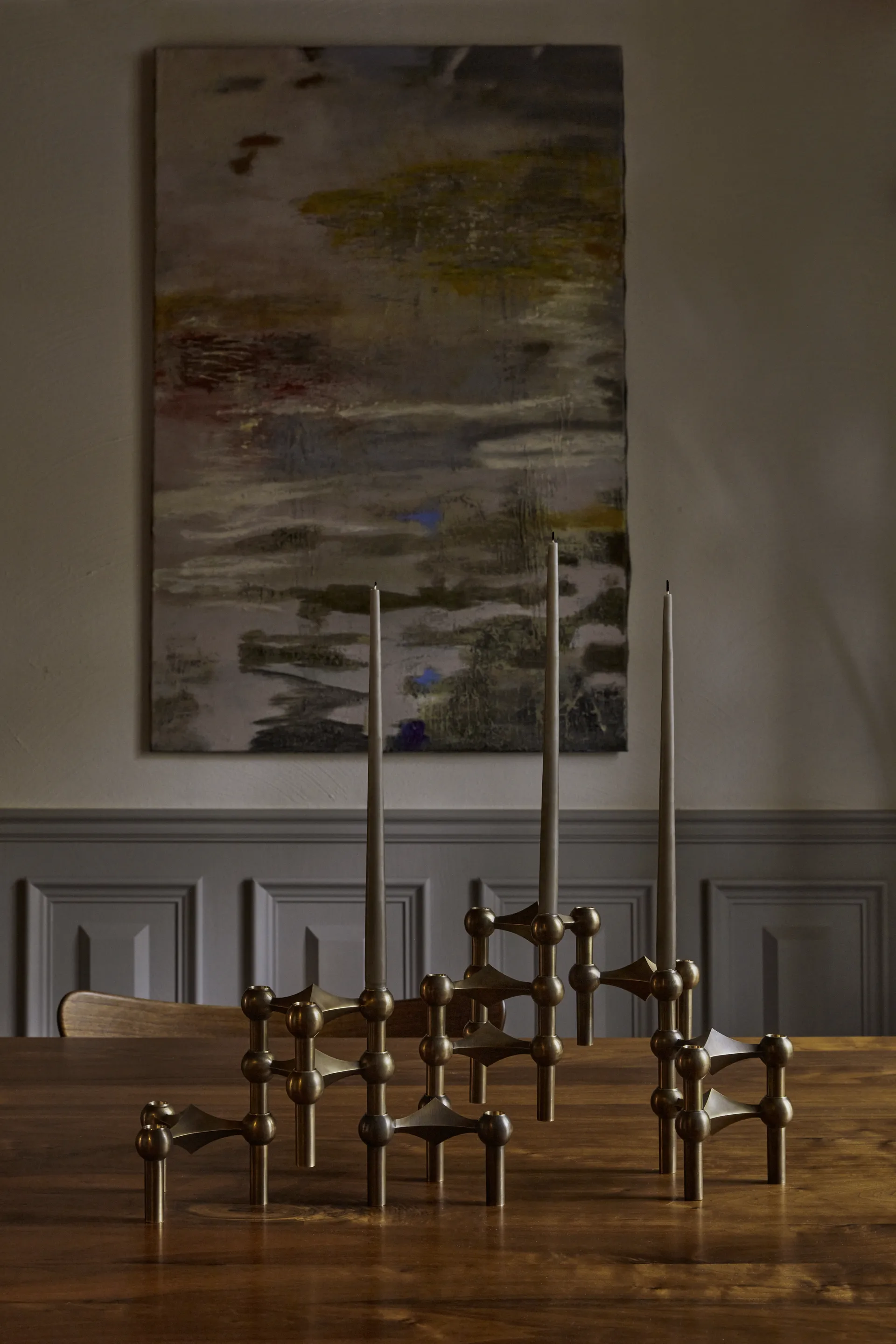 6 Velas cónicas STOFF de ester & erik, Artichoke STOFF