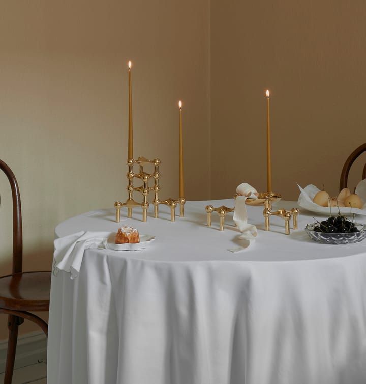 6 Velas cónicas STOFF de ester & erik, Mustard STOFF