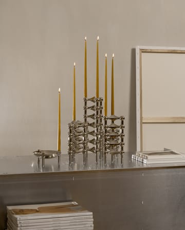 6 Velas cónicas STOFF de ester & erik - Mustard - STOFF