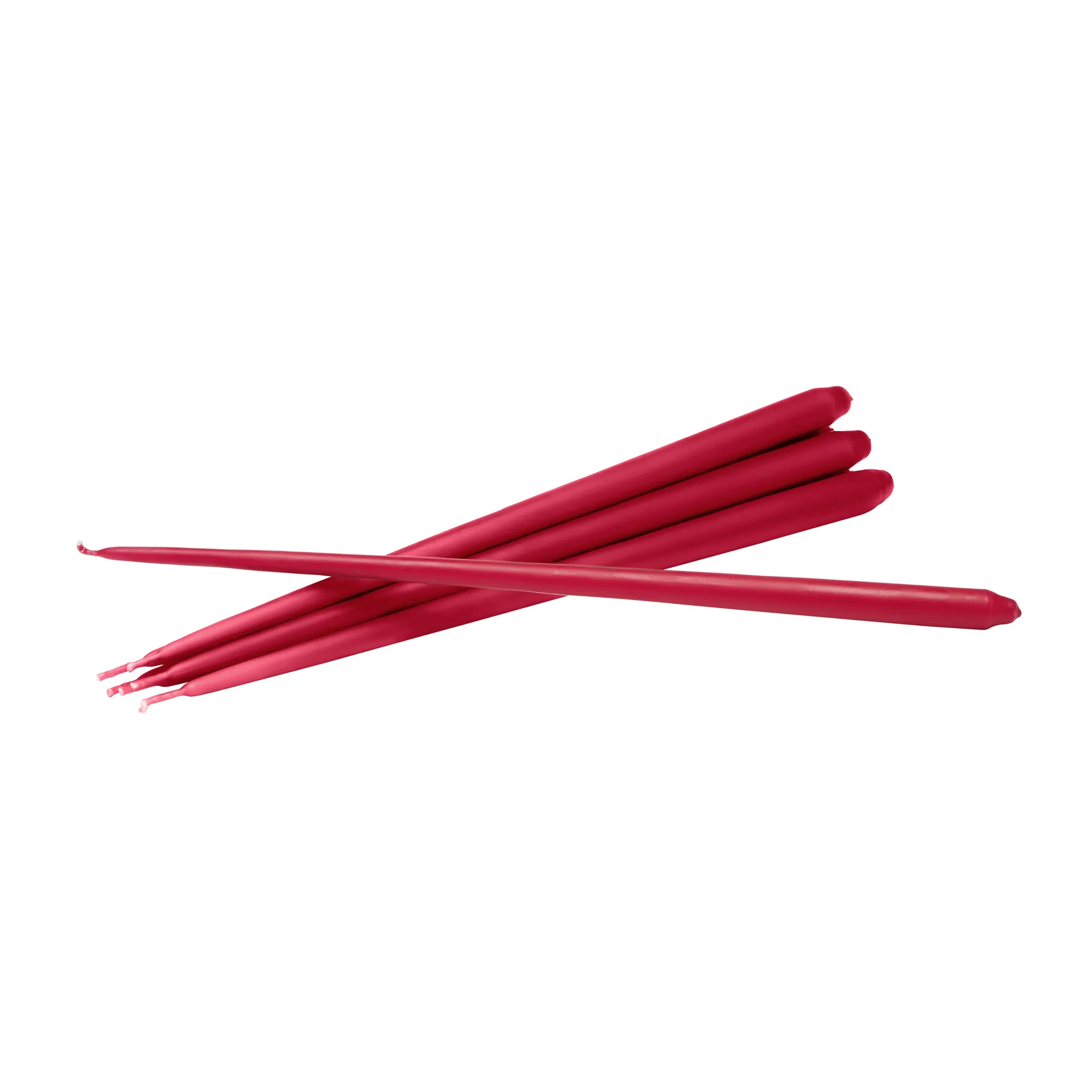 6 Velas cónicas STOFF de ester & erik, Red STOFF